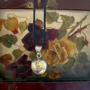 Vintage 1970’s Dolphin Bell Chime Pendant.